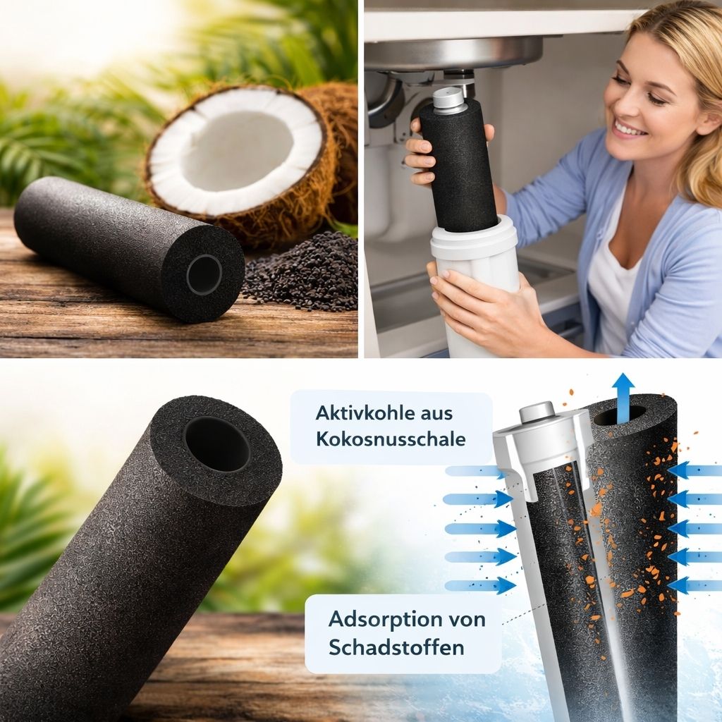 Ersatzfilterkerze zum Premium-Trinkwasser-Filtersystem