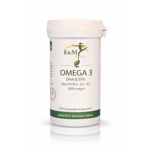 E&M Omega-3 – vegan (DHA & EPA)