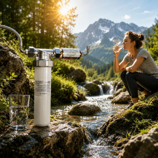 Premium Trinkwasser Filtersystem mit Vitalisierer