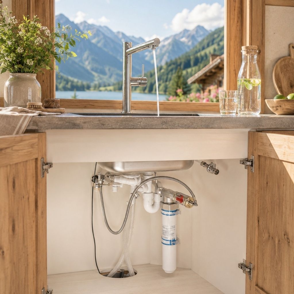 Premium Trinkwasser Filtersystem mit Vitalisierer